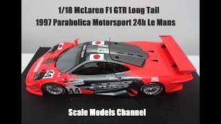 1/18 McLaren F1 GTR Long Tail 1997 Team Goh - LARK Japan 24h Le Mans - Minichamps