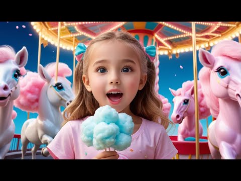 Cotton Candy, Cotton Candy, Sweet and Light Rhyme Song | Popular Rhyme | Educational Kids Songs