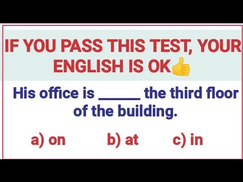 English Grammar Test ✍️📖 if you pass this test, your English is ok.