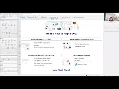 Introducing Maple 2023 for Education and Research