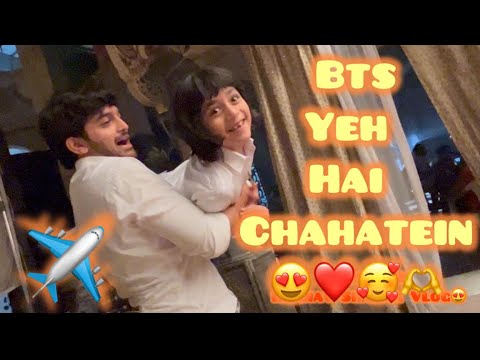 Yeh hai chahatein Bts 🥰❤️😍 karun Arjun masti 🤪🫶✈️