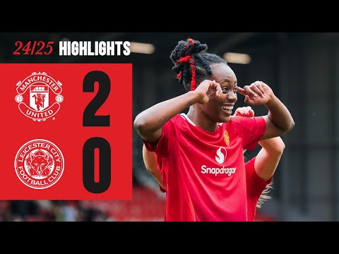 SEVEN WSL Wins In A Row 😍 | Man Utd v Leicester | Highlights