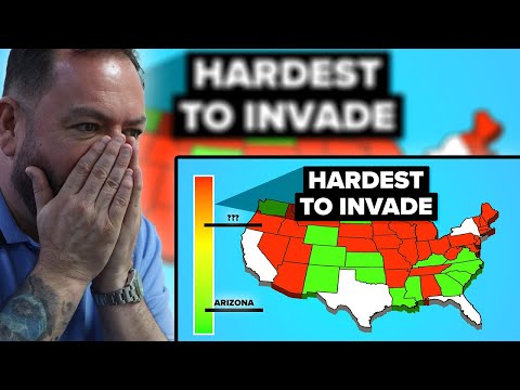 BRITS React to US States IMPOSSIBLE To Invade