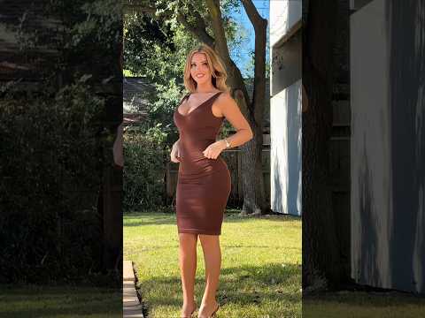 Chocolate Brown Dress Outfit Ideas 🤎 | Stylish & Elegant |  #Shorts #fashion