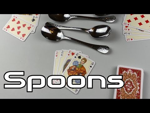 How to Play Spoons | a set collection card game