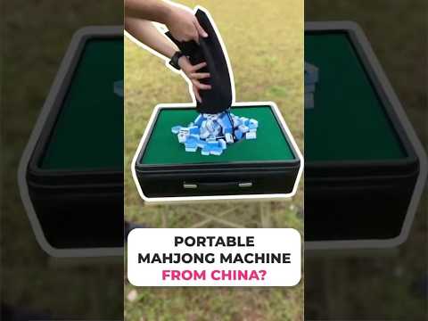 Mahjong machine on-the-go! #china #shorts #tech