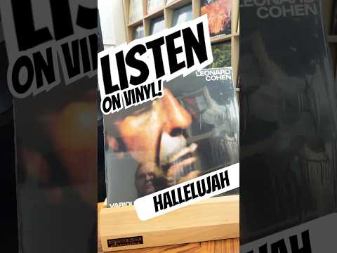 Leonard Cohen: Hallelujah on vinyl record 🎶 #vinylrecords #vinylcommunity #vinylcollection