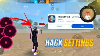 Free fire aimbot apk macrodroid sensi🗿 || Macrodroid free fire App📂