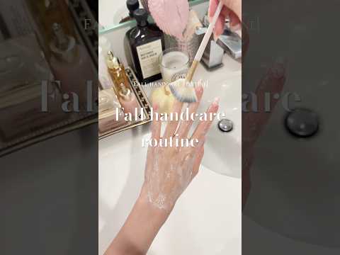 🩰🐏🍂Fall handcare routine #nailcare #facial #selcare #aesthetic #asmr #selfcareroutine #fyp