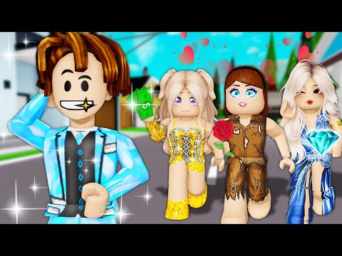 Three Girl Fall In Love With Me! | ROBLOX Brookhaven 🏡RP | Funny Moments