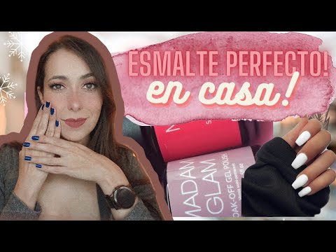 UÑAS PERFECTAS 💅 - Esmalte semipermanente en casa - PROBANDO MADAM GLAM ⭐