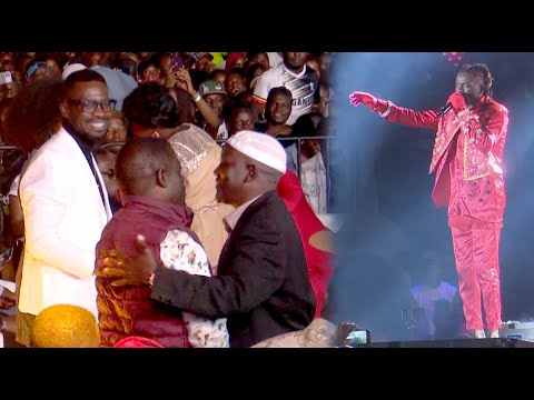 Bobi Wine meets King Saha's Parents at Concert.