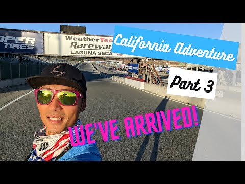 California MotoAmerica Adventure Part 3 -  Made it to Laguna, time for a track walk!