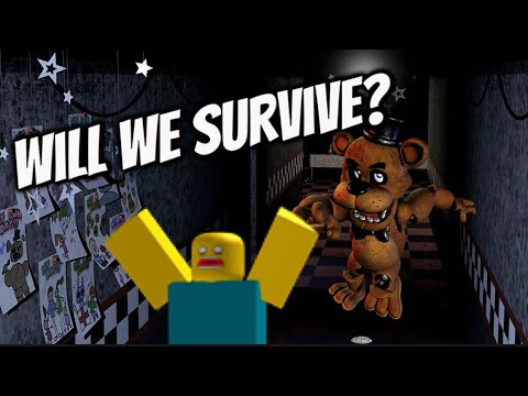 Trying to beat FNAF Co-op on Roblox...