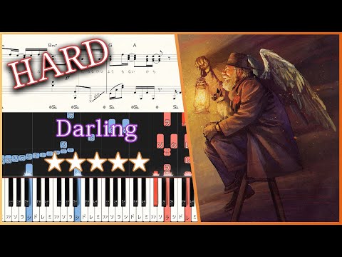 Darling - Mrs. GREEN APPLE - Hard Piano Tutorial + Sheets【Piano Arrangement】