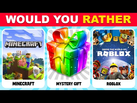 Would You Rather...? MYSTERY Gift Edition 🎁❓ Quiz Zone #wouldyourather