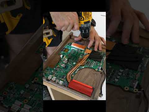 drill through the motherboard!