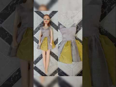 Diy Barbie frock making #like #barbie #fashion #subscribe #diy