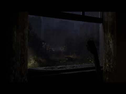 The Last Of Us Inspired Rainy Night In A Safe House | Soothing Rain Sound Ambience | Heavy Rain