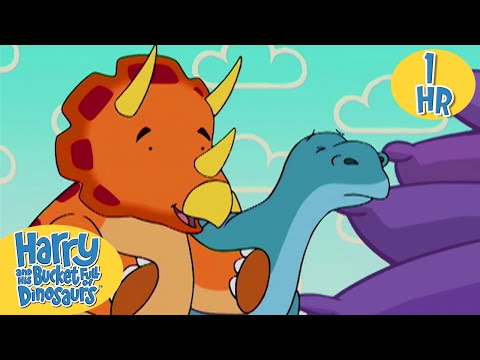 Stegg's Not Here | Funny Cartoons for Kids | Harry and His Bucket Full of Dinosaurs