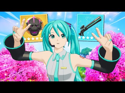 The *HATSUNE MIKU* Challenge in Fortnite