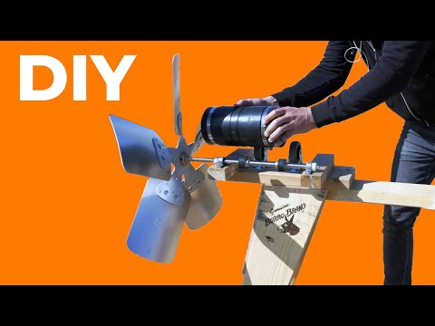 DIY Wind Powered Rock Tumbler