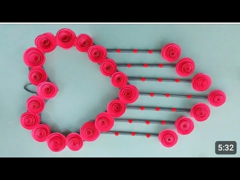 Wall Hanging Heart Craft Ideas | Paper Craft For Home decoration | Paper Craft Wall Hanging