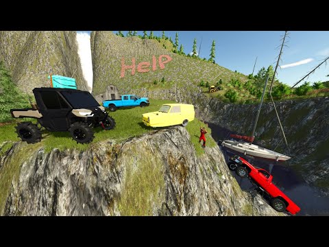 Searching Flooded River for Lost Camper | Farming Simulator 25