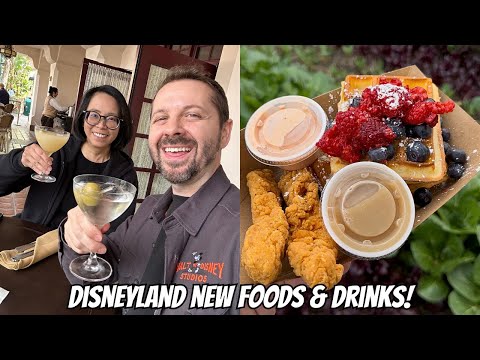 Disneyland Day of New Food, Drinks, and Experiences! Carthay New Menu, Broken Spell Lounge & More!