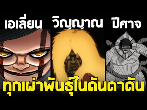 Dandadan - อธิบาย ทุกเผ่าพันธุ์ในดันดาดัน มนุษย์ ผี เอเลี่ยน ยูม่า