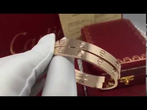 @jewelrydiscount 18k gold cartier love bracelet diamonds