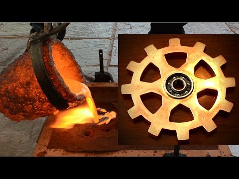 Making a Copper Fidget Spinner Gear