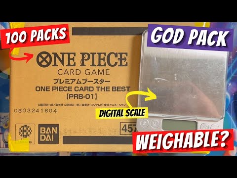 Weighed 100 One Piece Packs: Did I Find a GOD PACK?