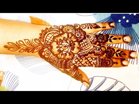 🌷Step by Step Simple & Trending Back Hand Bridal Mehndi Design for Eid 2025💕 | @hnhennapoint4618