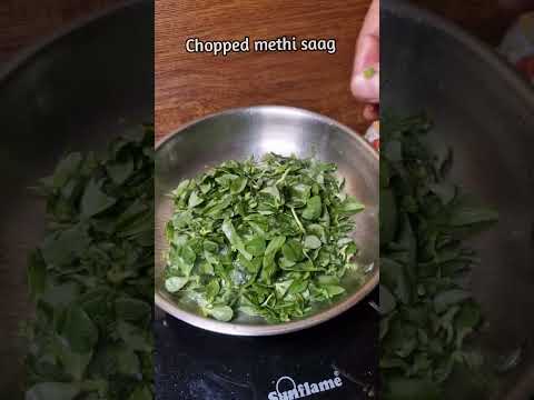 Lehsuni Methi | Methi saag recipe 😋