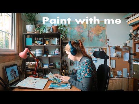 Where have I been? 🍂 Life updates & cozy painting with handmade watercolours