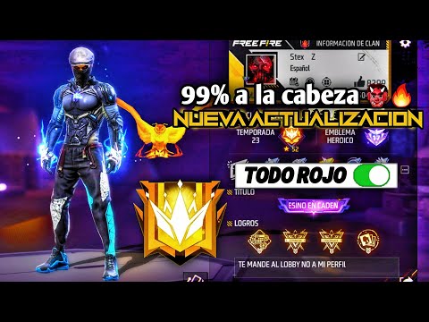 SENSIBILIDAD COMPLETA LA MEJOR CONFIGURACIÓN para DAR TODO ROJO en FREE FIRE 2024