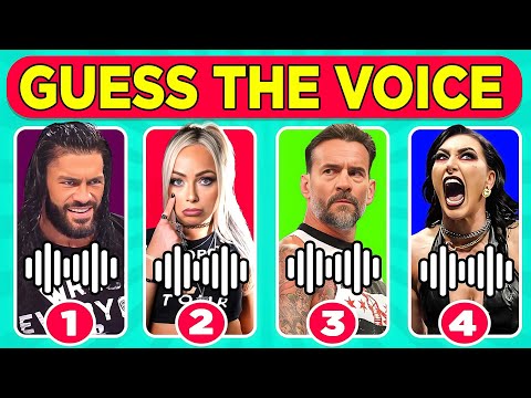 Only True WWE Fans Can Guess These Superstars from Their Voices 🎤✅🔊