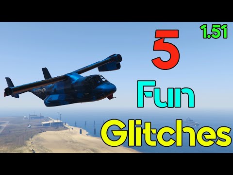 5 Fun Glitches in GTA Online - 1.51 #9