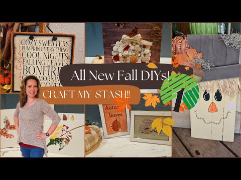 😍 Craft My Stash!  Fall 🍁 DIYs on a Budget!