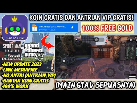 CHIKII MOD UPDATE FREE COIN! GRAFIK HD DAN SUPPORT 60 FPS TERBARU 2023 TES MAIN GTA V DI ANDROID