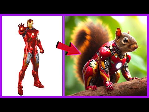 AVENGERS But SQUIRREL 🐿 VENGERS🔥 All Characters (marvel & DC) 2024💥