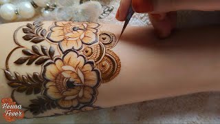 Trending Intricate and Floral Bridal Mehndi Design 2024 | Step by Step Tutorial | Henna Fever