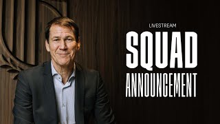 LIVESTREAM | Rudi Garcia's first squad announcement 🇧🇪🎙️ | #REDDEVILS