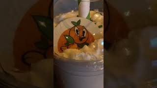 Orange Shake At Deluxe Burger Disney Springs #disneysprings #food  #milkshake #travel #shorts