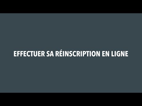 [EDM] Tutoriel Réinscriptions en ligne