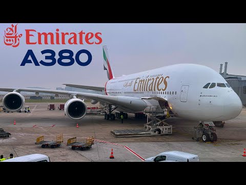 Emirates Airbus A380 ! 🇫🇷 Paris CDG - Dubai DXB 🇦🇪  [FULL FLIGHT REPORT]  Economy class