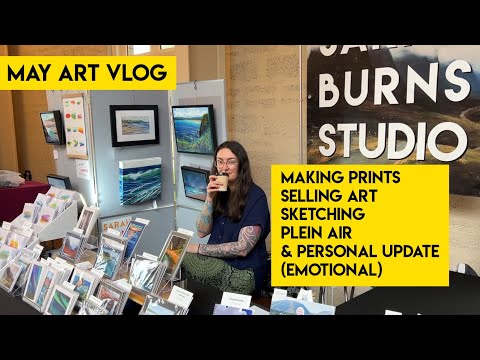 Selling art at the Highland Games & personal update 💔 (emotional) ✶ [Artist Studio VLOG 29]