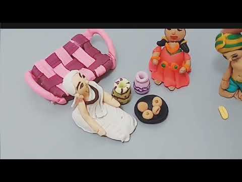 Clay doll #Fun talking #Clay doll Comedy scene