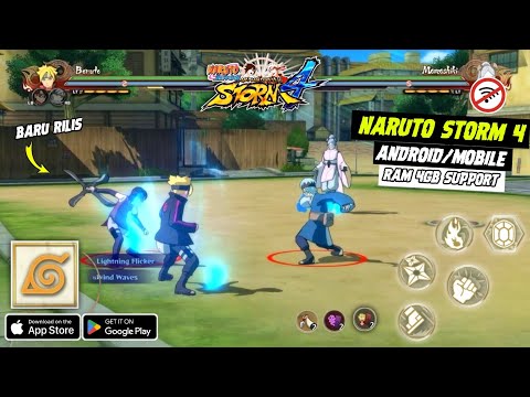 NARUTO Ultimate Ninja STORM 4 Mobile (Android) HD Offline SUPPORT RAM 4GB Keren Banget Seruu